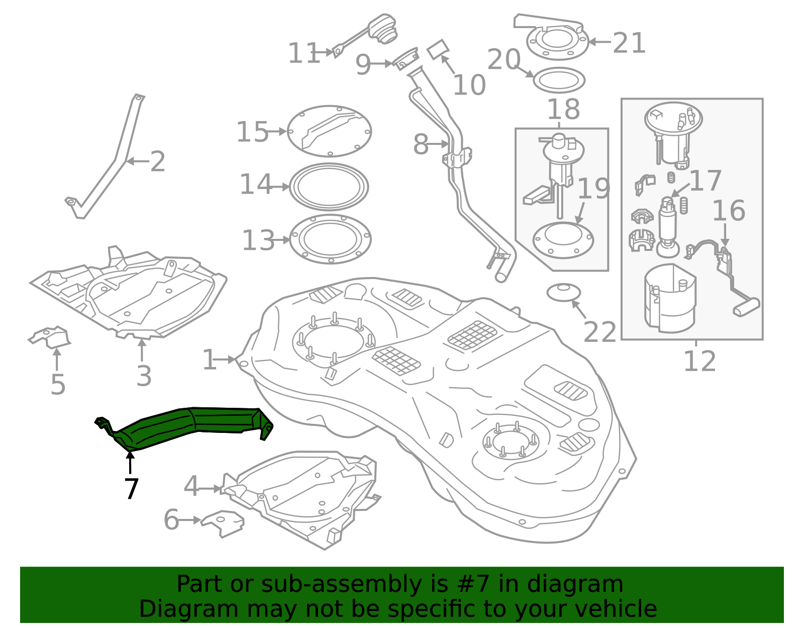 炭水車明細圖 炭水車明細図 車両局 8-20 8-20A 8-20B 10-20 2012-2021 Subaru Cover 42054FJ000 | Subaru Parts Store