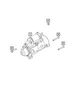 R8336451AA - Electrical: Engine Starter, Remanufactured for Mopar Image
