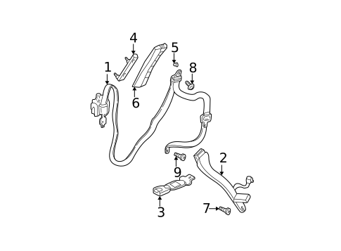 Seat Belt for 2003 Chrysler Sebring #0