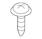 BR5S68408 - Body: Door Trim Panel Retainer Screw for Mazda: 3, 5, 6, CX-5, CX-9, MX-30 EV, MX-5 Miata Image