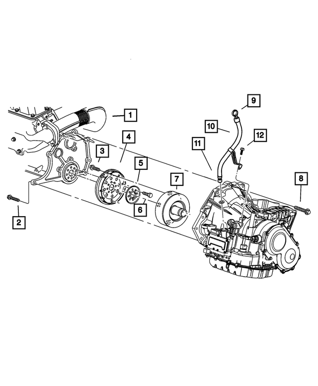 6501742 - Automatic Transaxle 4 Speed: Hex Head Screw for Mopar Image