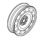 DE9Z1015A - Suspension: Compact Spare for Ford: Flex | Lincoln: MKT Image
