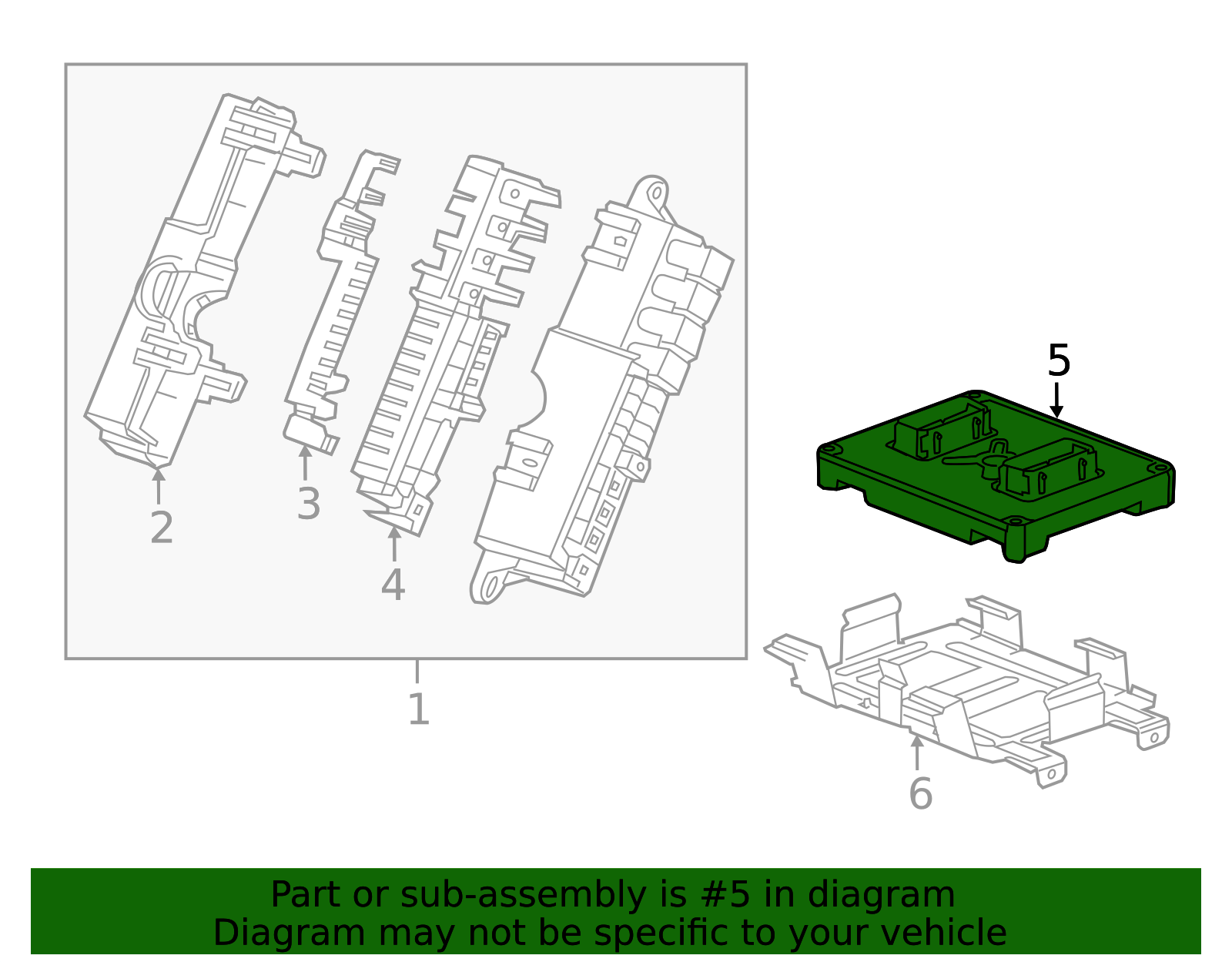 2011-2013 Chevrolet Volt Hybrid Powertrain Control Module 2 24291550 ...