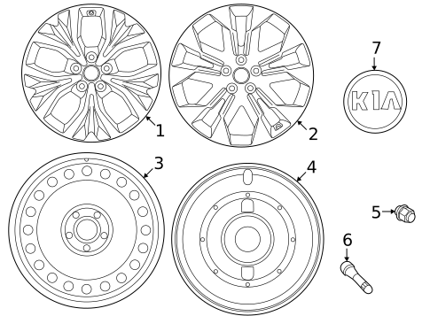 Wheels for 2023 Kia Carnival #0