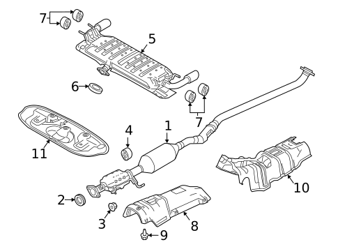 Exhaust Components for 2023 Mazda 3 #2