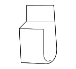 DA8A42763 - Fuel System: Filler Pipe Pad for Mazda Image