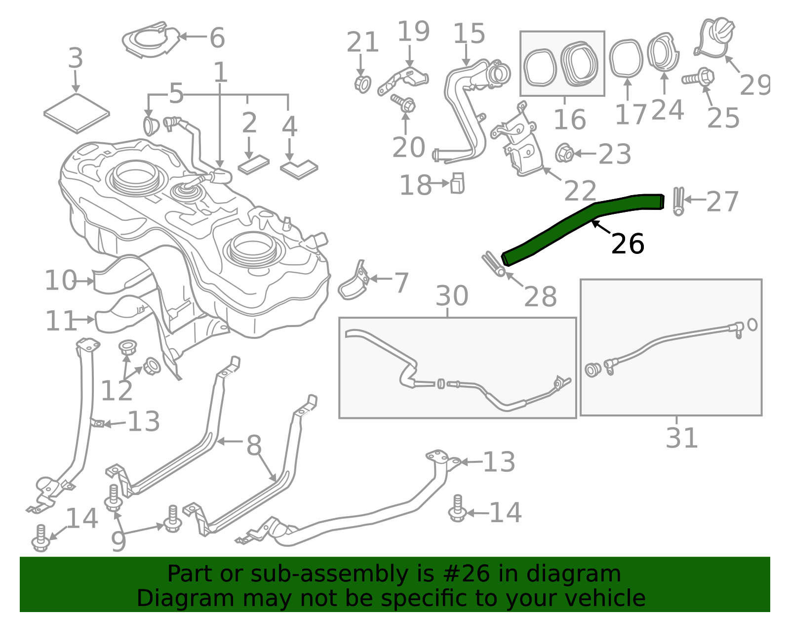 DB4J-42-231B - High-Quality Fuel Tank Filler Neck for AutoNation Parts