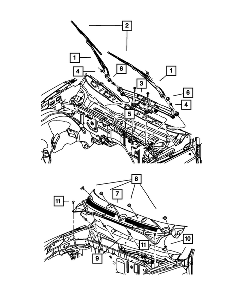 Wiper and Washer System for 2008 Dodge Dakota #0
