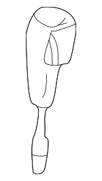 25167533347 - Body: Shift Knob for BMW: 323Ci, 323i, 325Ci, 325i, 325xi, 328Ci, 328i, 330Ci, 330i, 330xi, 840Ci, 850Ci, M3, X5 Image