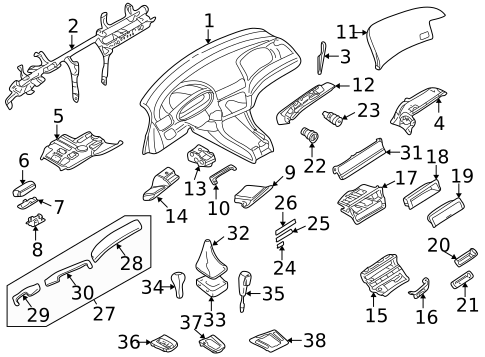 Instrument Panel for 2000 BMW 323Ci #0