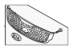 86380C6510 - : Grille for Kia Image