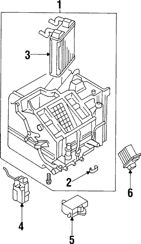 Heater Components for 1998 Mitsubishi Diamante #0