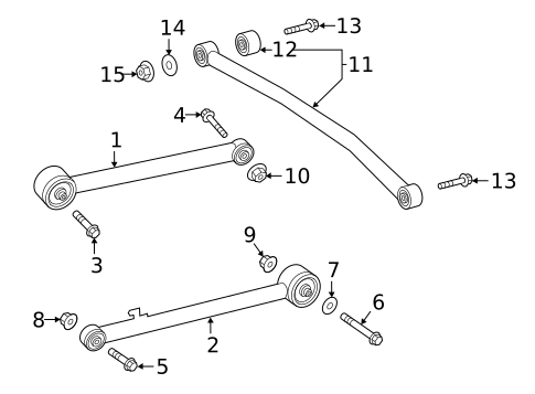 Rear Suspension for 2019 Mercedes-Benz G 63 AMG&reg; #1