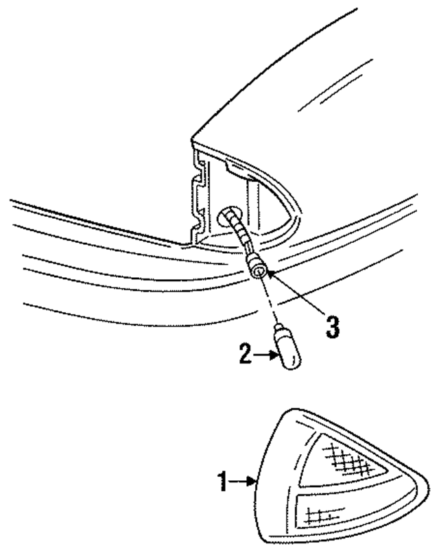16524195 - : Part# 16524195 Lamp for Pontiac: Bonneville Image