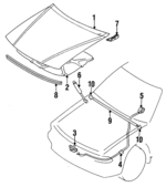 AW330109 - : HOOD for Mitsubishi: Diamante Image
