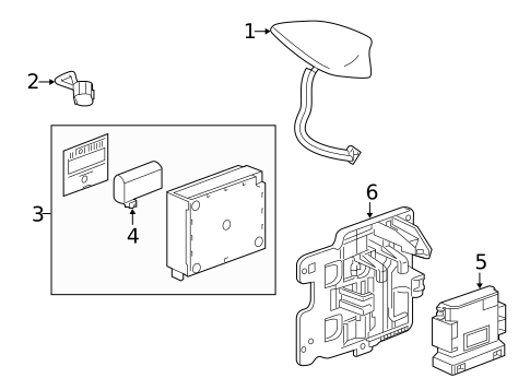 Communication System Components for 2022 Chevrolet Blazer #0