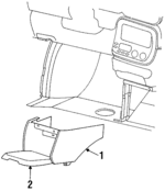 4678320 - Body: Console Assembly for Chrysler: Grand Voyager, Town &amp; Country, Voyager | Dodge: Caravan, Grand Caravan Image