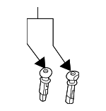 52207124915 - Body: Headrest Guide for BMW: 525i, 525xi, 528i, 528i xDrive, 528xi, 530i, 530xi, 535i, 535i xDrive, 535xi, 545i, 550i, M5 Image