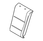 52207058586 - Body: Upper Pad for BMW: 525i, 525xi, 528i, 528i xDrive, 528xi, 530i, 530xi, 535i, 535i xDrive, 535xi, 545i, 550i, M5 Image