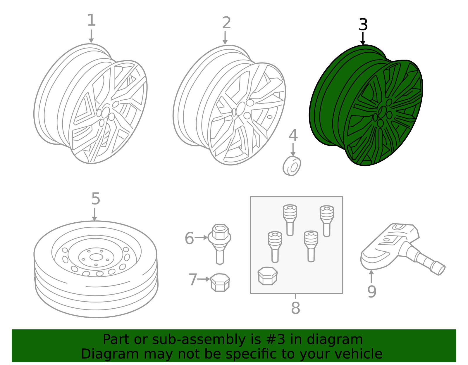 Genuine Wheel, Alloy for 2019-2022 Volvo | Part# 31471312 | Over