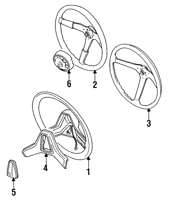 83503181 - Steering: Steering Wheel for Mopar Image