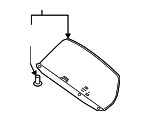 LR093550 - Body: Tow Bracket Cover for Land Rover: Range Rover Velar Image