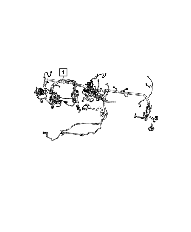 68625950AA - Electrical: Instrument Panel Wiring for Mopar Image image