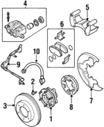 8972099645 - Brakes: Hub for Isuzu Image