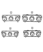 55111937AB - Air Conditioners and Heaters: A/c And Heater Control for Mopar Image