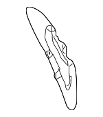 3D0253463E - Exhaust: Finish Pipe Bracket for Volkswagen Image