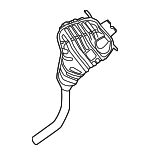 3D0253609AF - Exhaust: Rear Muffler for Volkswagen Image