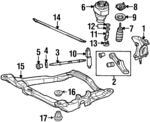 F7OZ3K185AA - Suspension: Knuckle for Lincoln: Continental Image