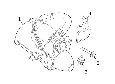 Starter & Related Components for 2010 Nissan TITAN #0