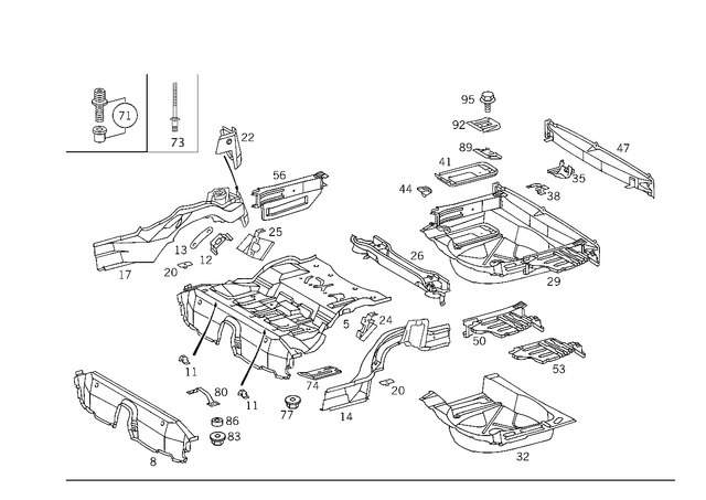 2026101210 - Substructure: Side Member for Mercedes-Benz Image image