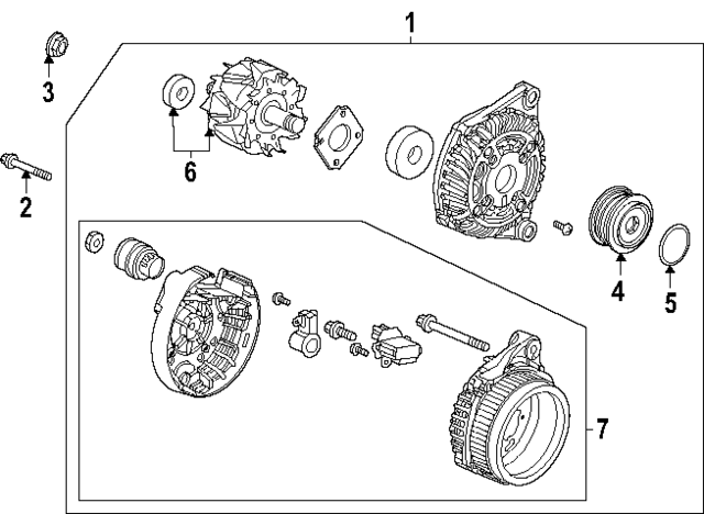 958010809008 - : Alternator Bolt for Honda: Civic Image