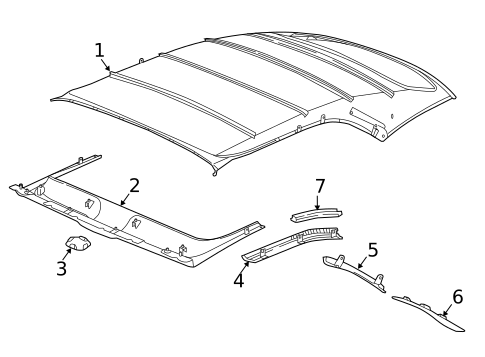 Interior Trim - Convertible Top for 2017 Buick Cascada #0