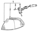 9230624350 - : Side Marker Lamp for Mitsubishi Image