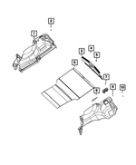 6RM55DX9AB - Interior Trim: Luggage Compartment Carpet for Chrysler: 300 Image