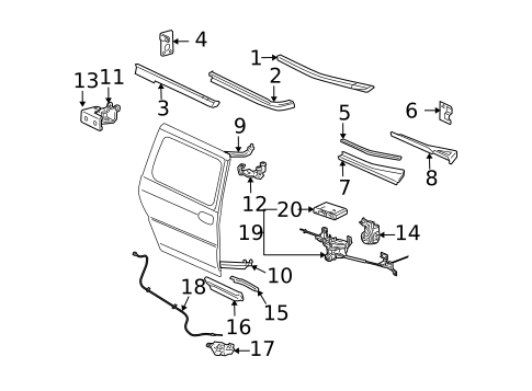 Tracks & Components for 2007 Chevrolet Uplander #0