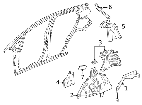 Inner Structure for 2023 Chevrolet Bolt EUV #0
