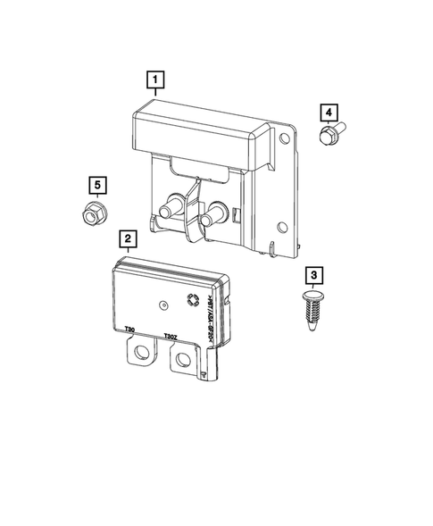 Power Distribution, Fuse Block, Junction Block, Relays and Fuses for 2023 Ram 3500 #3