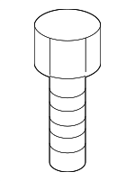 1127708256B - Electrical: Hold Down Bolt for Kia: Carnival, EV6, EV9, Forte, K4, Niro, Niro EV, Rio, Seltos, Sorento, Soul, Sportage, Telluride Image