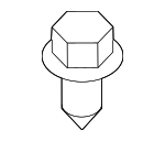 155305811 - Body: Seat Back Panel Clip for Nissan Image