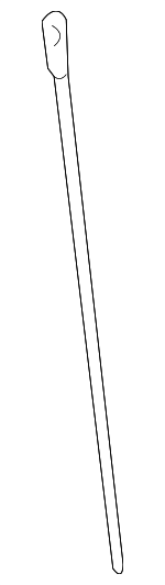 15650PZA004 - Engine: Engine Oil Dipstick for Honda: Civic Image