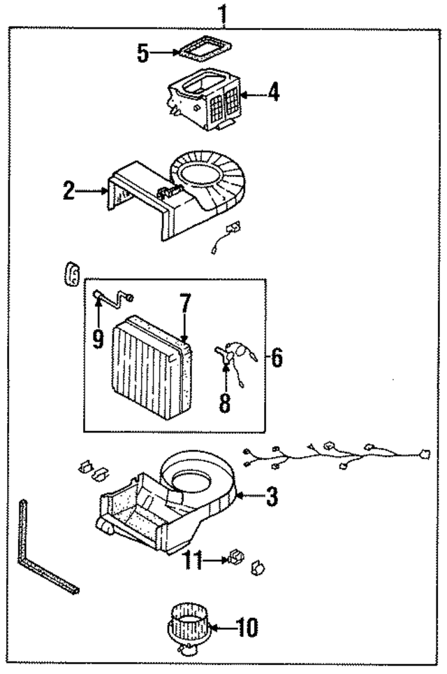 K01A61J11 - : Evaporator Core for Kia Image