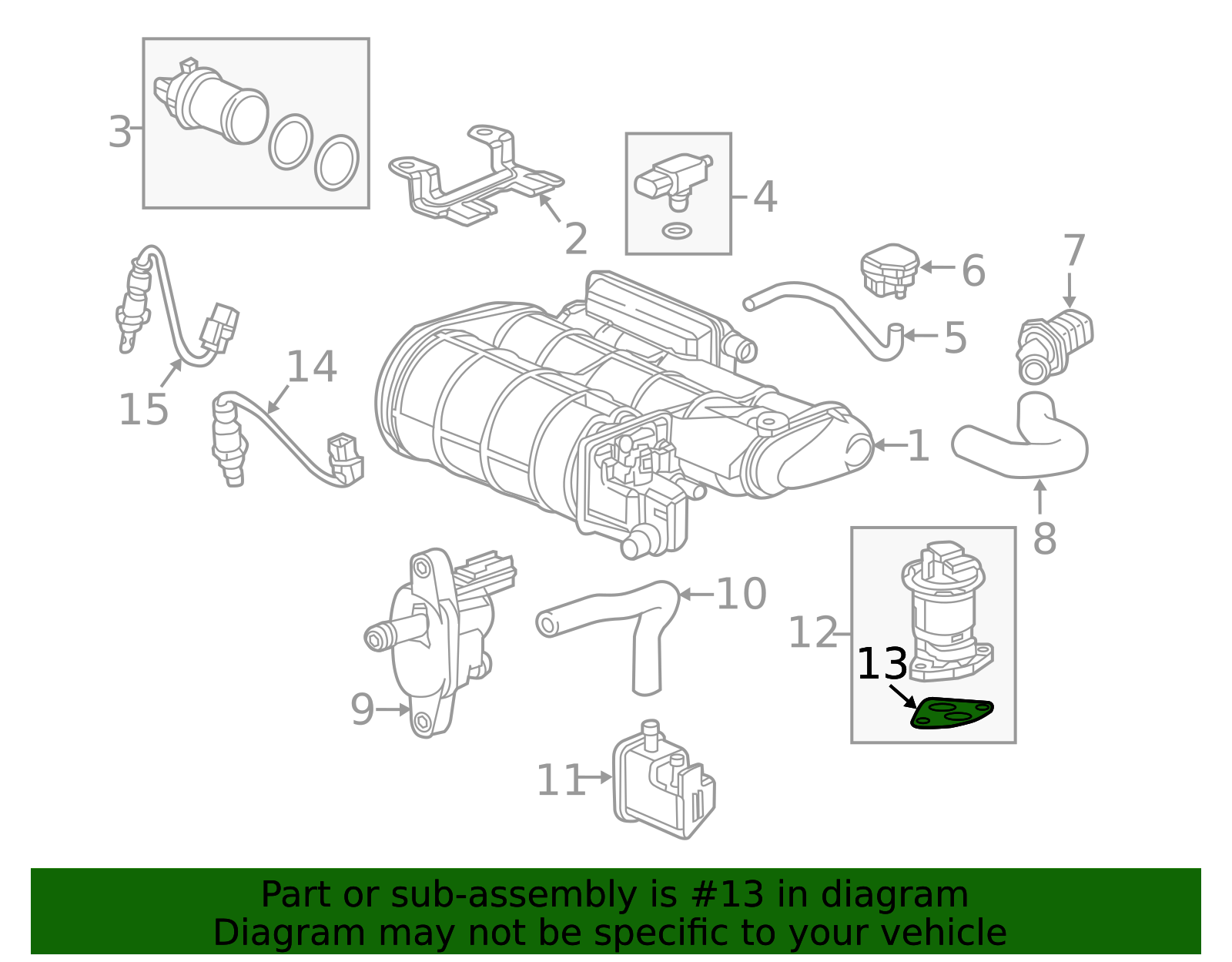 HONDA ACURA GENUINE OEM NSX Egr Valve Gasket (Ishino Gasket) ☆ 18 - Foto 3