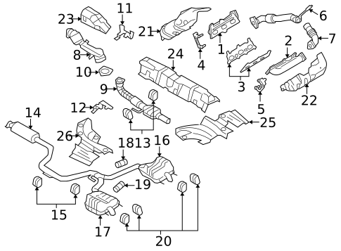 Exhaust Manifolds for 2007 Saab 9-3 #0
