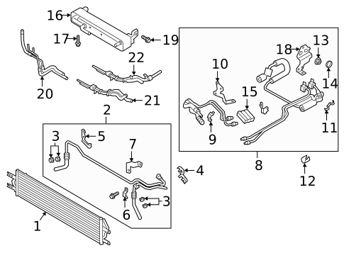 Trans Oil Cooler for 2020 Ford Explorer #0
