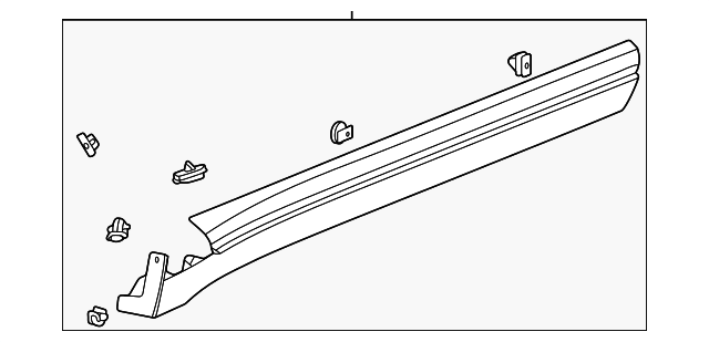 2021-2025 GM Front Rocker Molding 84913466 | OEM Parts Online