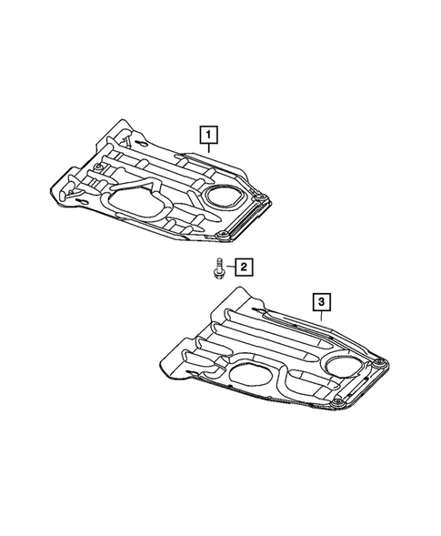 Front Axle Skid Plate for 2010 Jeep Commander #0